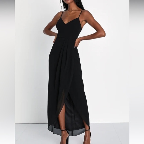 LULUS - Black Dress - Picture 2 of 11